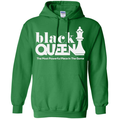 Black Queen The Most Powerful Piece In The Game Proud Black Woman T-shirt Irish Green