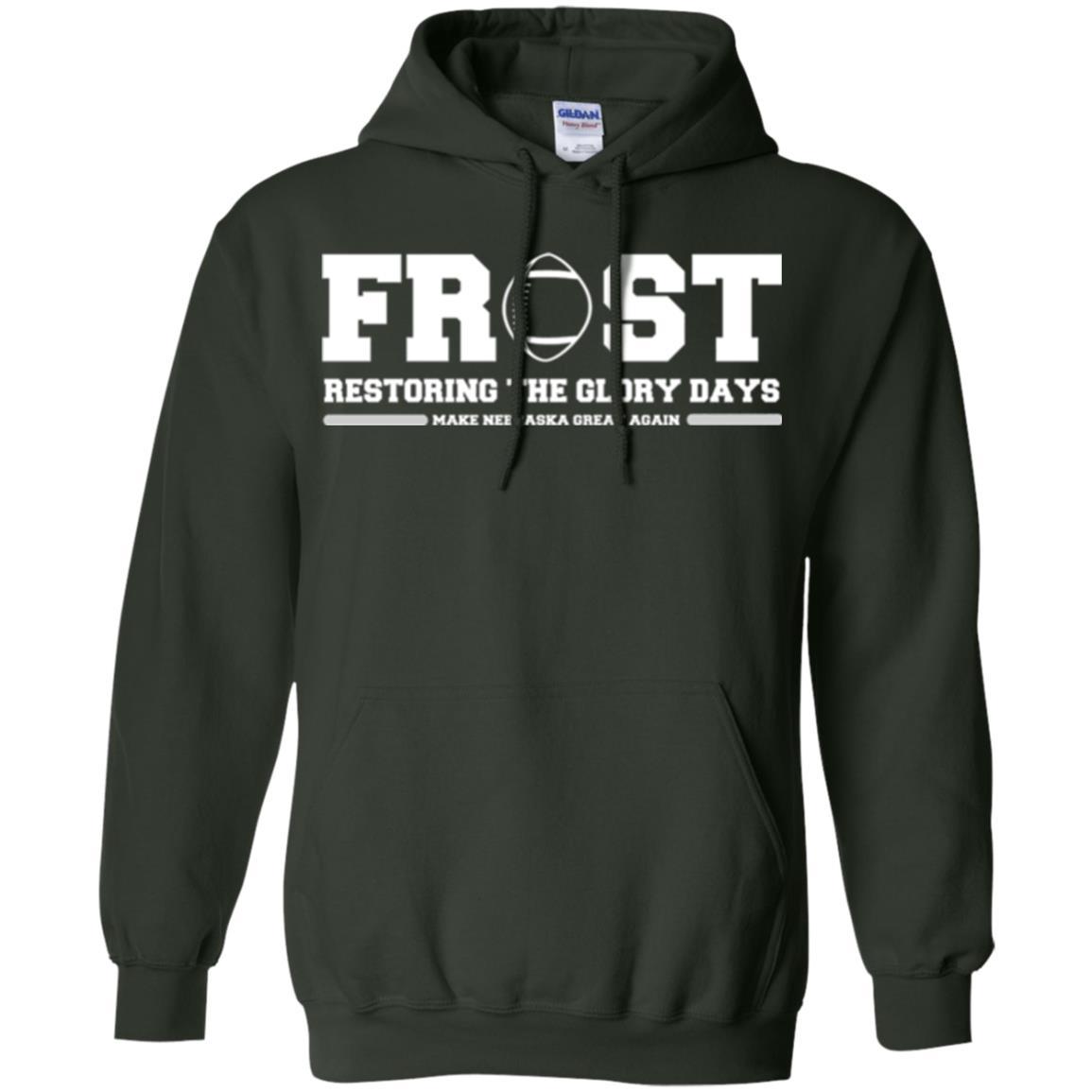 Football T-shirt Scott Frost 2018 Make Nebraska Forest Green