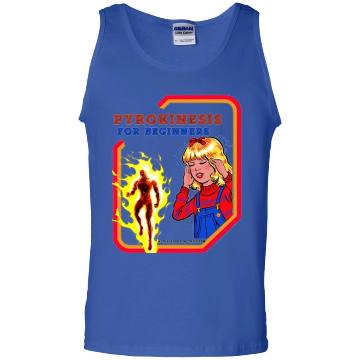 Sarcastic T-shirt Pyrokinesis For Beginners Royal