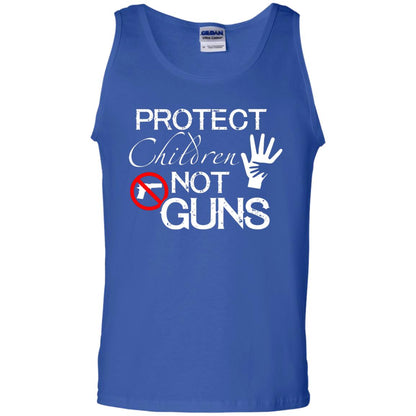 Anti Gun T-shirt Protect Children Not Gun Royal