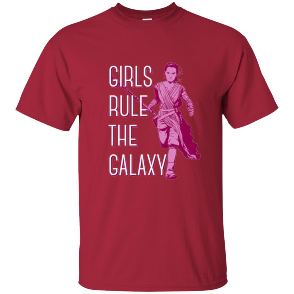Film T-shirt Girls Rule The Galaxy T-shirt Cardinal