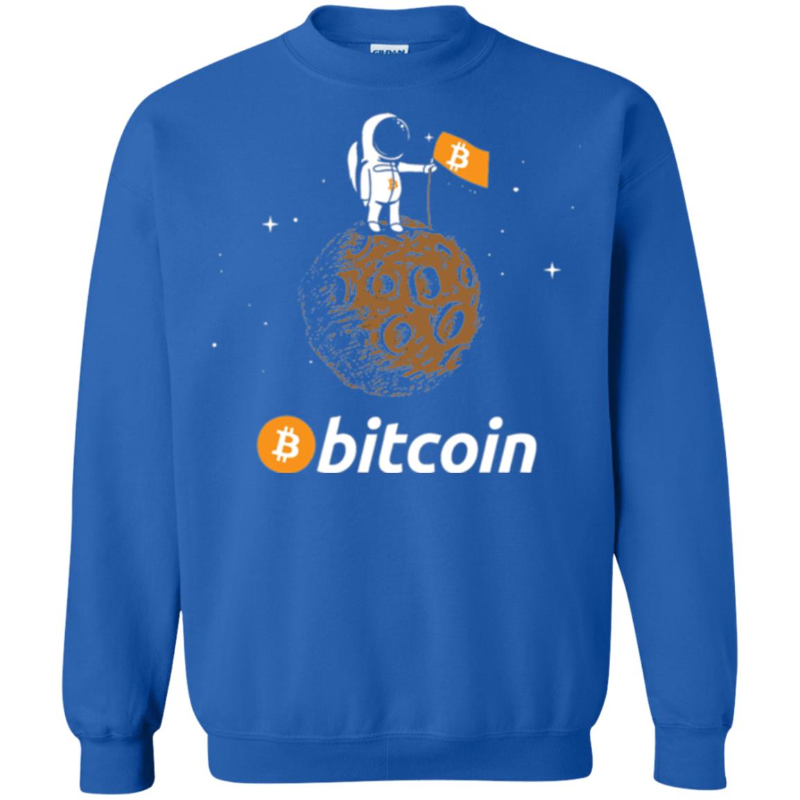 Bitcoin T-shirt Featuring Astronaut Royal