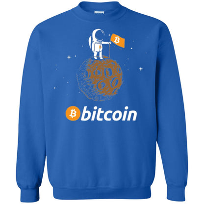 Bitcoin T-shirt Featuring Astronaut Royal