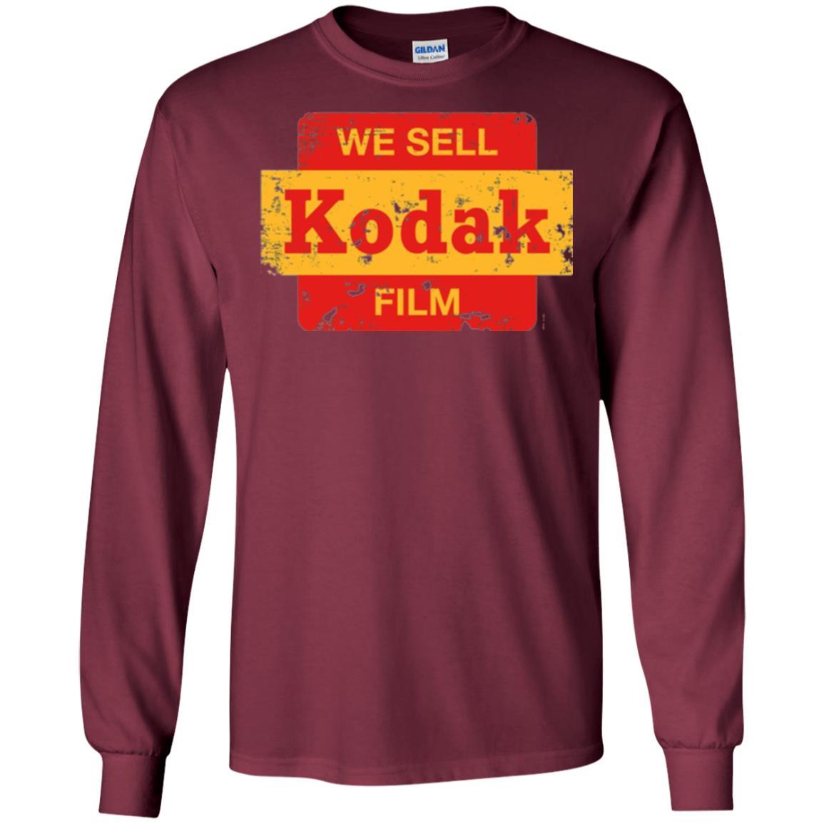 Film T-shirt Vintage We Sell Kodak Film Maroon