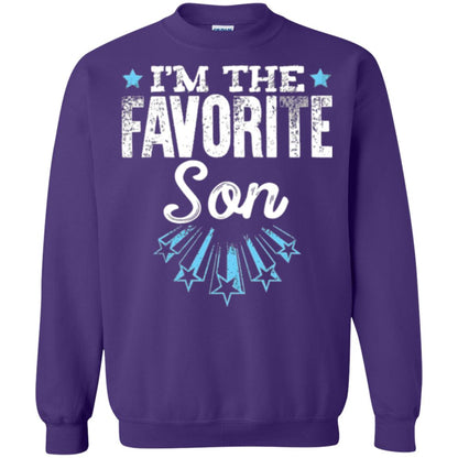 Family T-shirt I_m The Favorite Son Purple