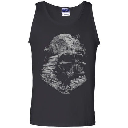 Film T-shirt Star Wars Darth Vader Build The Empire Graphic Black