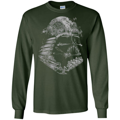 Film T-shirt Star Wars Darth Vader Build The Empire Graphic Forest Green