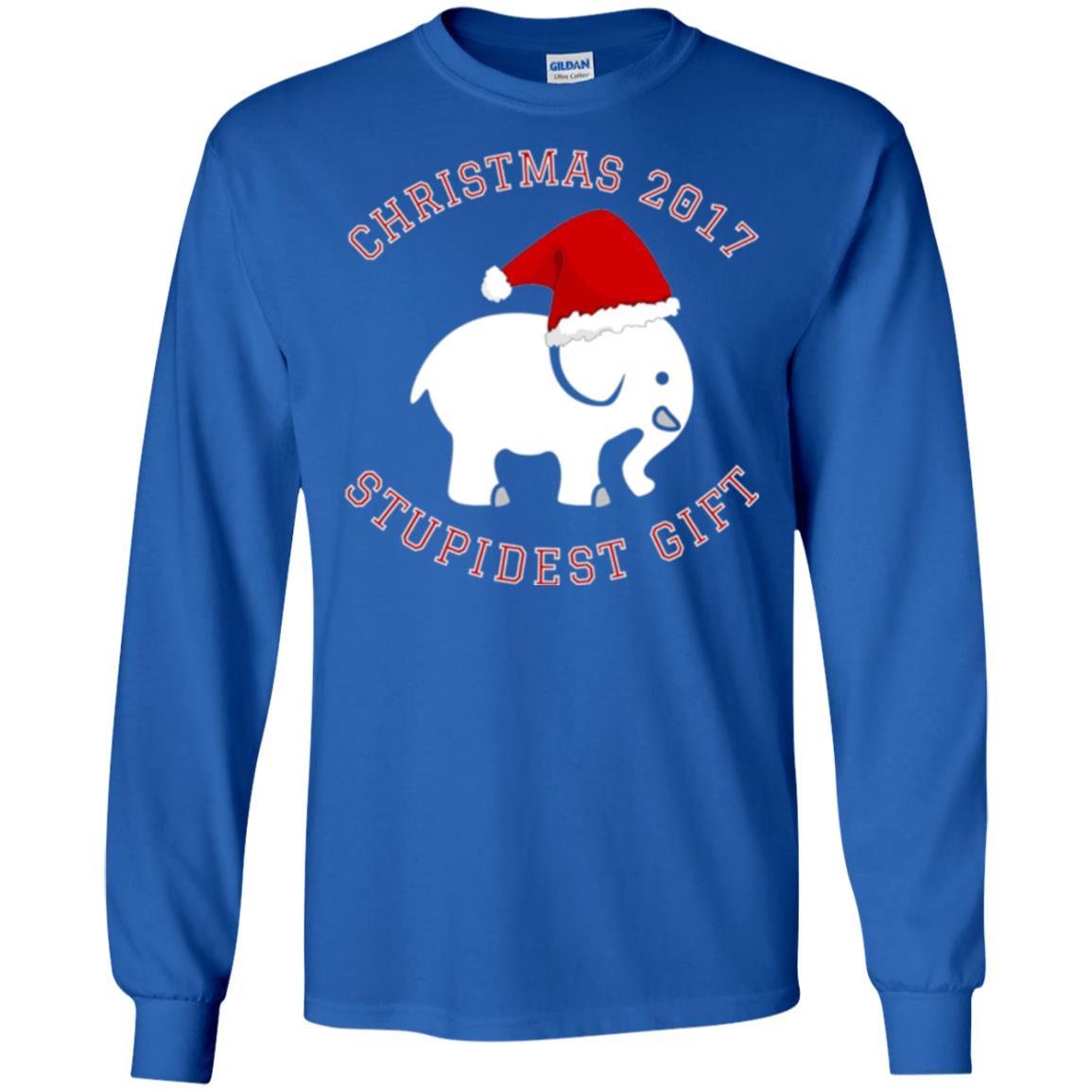 Elephant T-shirt Christmas 2017 T-shirt Royal