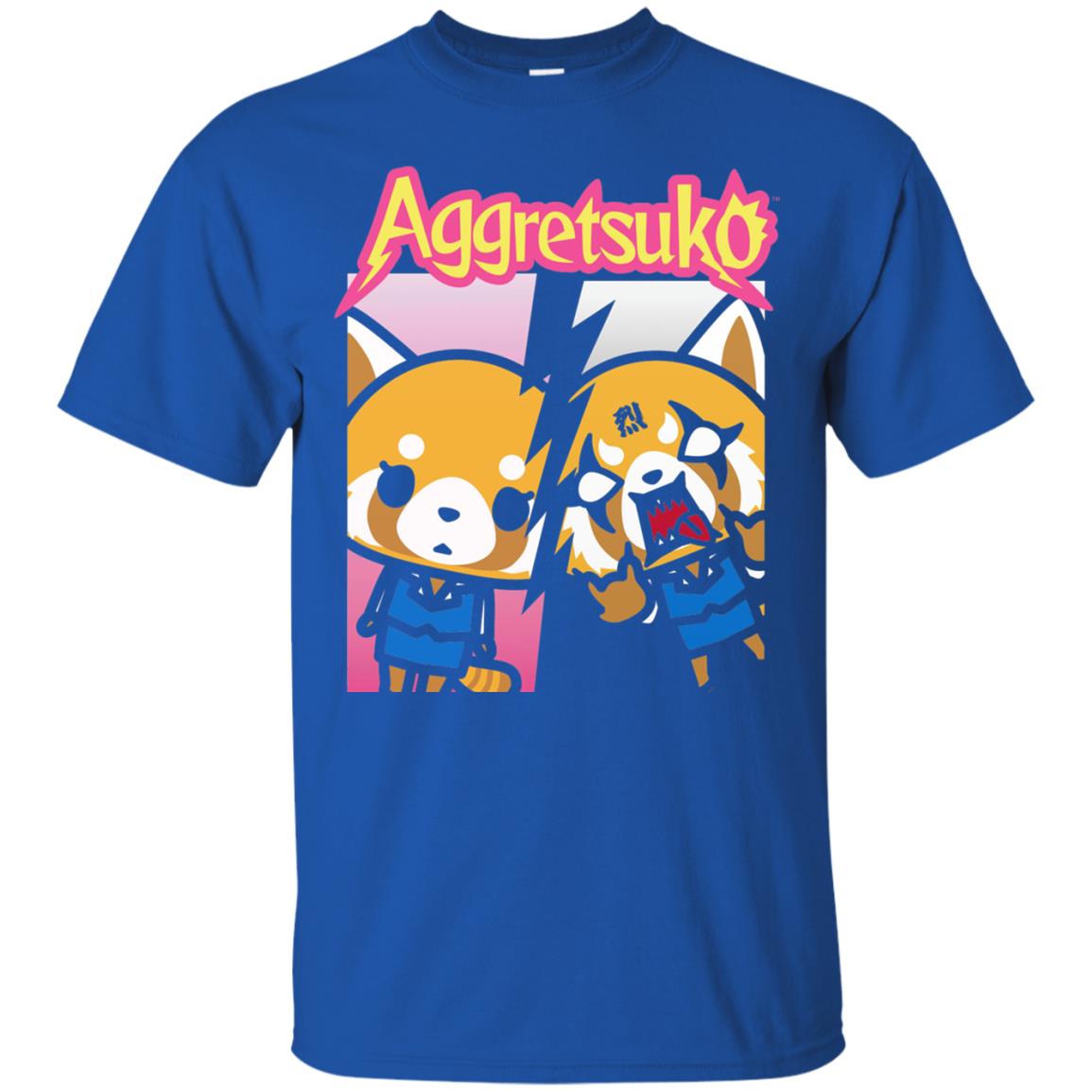 Aggretsuko Split Personality T-shirt Royal