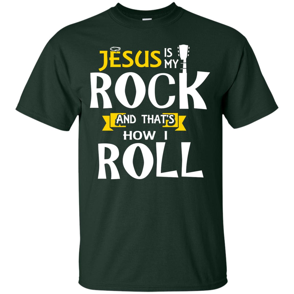 Jesus Is My Rock Christian Shirt For Rock Lover Forest