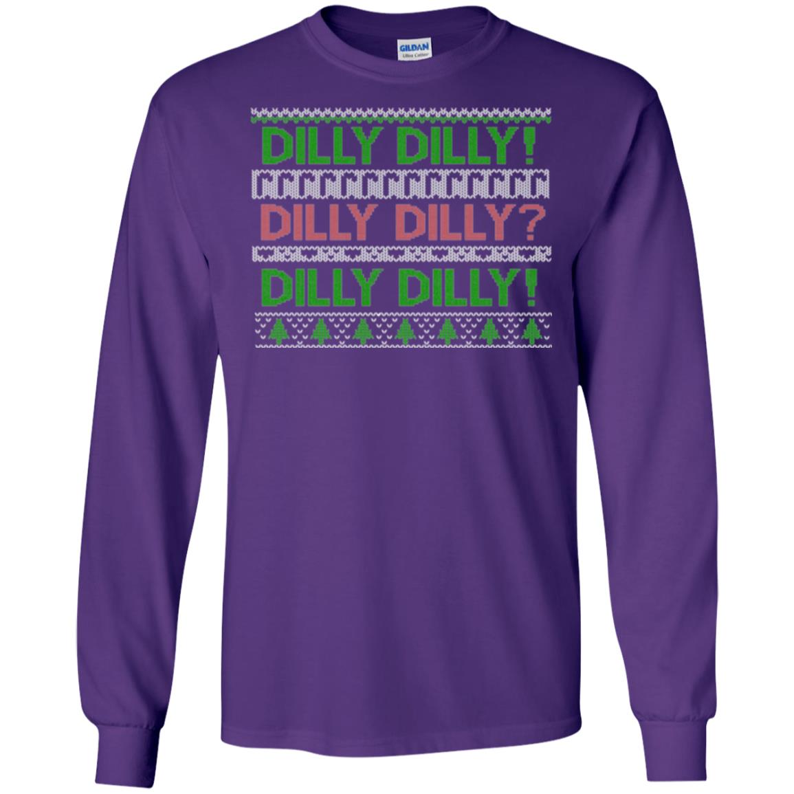Christmas T-shirt Dilly Dilly Purple