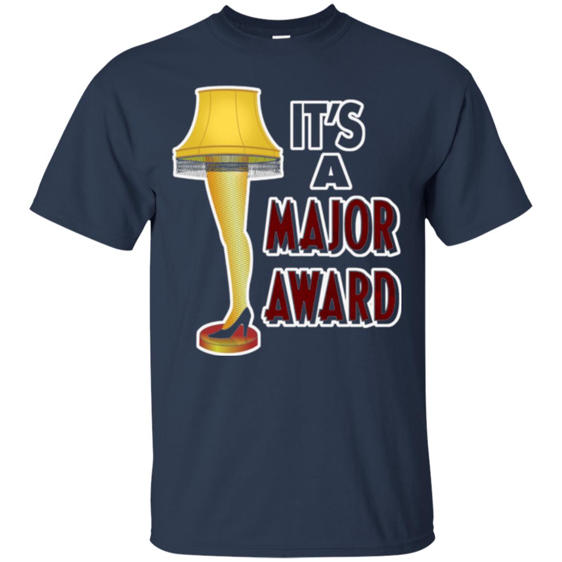 Christmas T-shirt It_s A Major Award Leg Lamp Navy