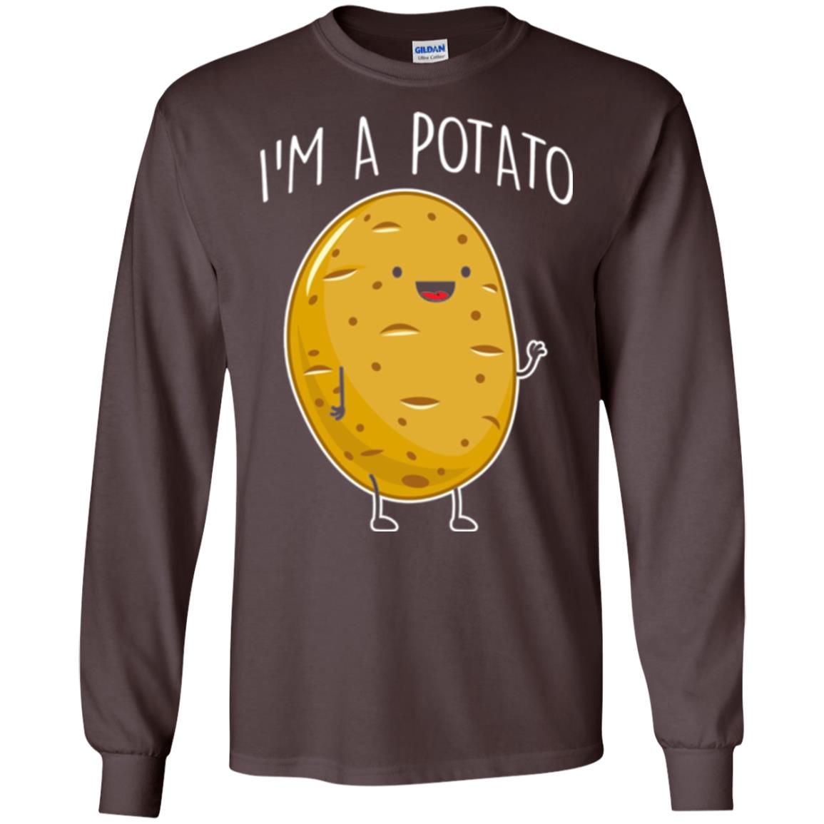 I Am Potato T-shirt Dark Chocolate