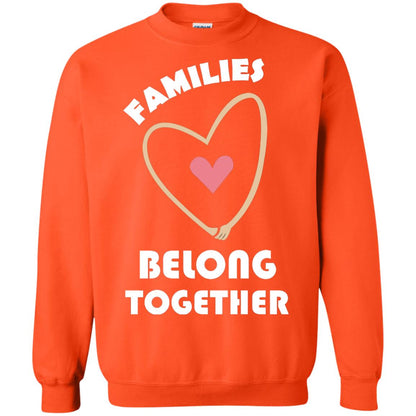Families Belong Together Shirt For Members Of Family Orange