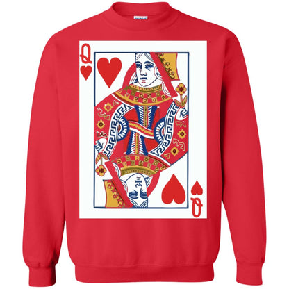 Valentines Day T-shirt Queen Of Hearts Cards Couple Red