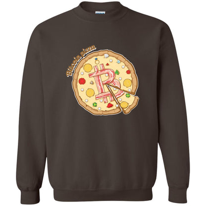 Funny Bitcoin Pizza T-shirt Crypto Currency Dark Chocolate