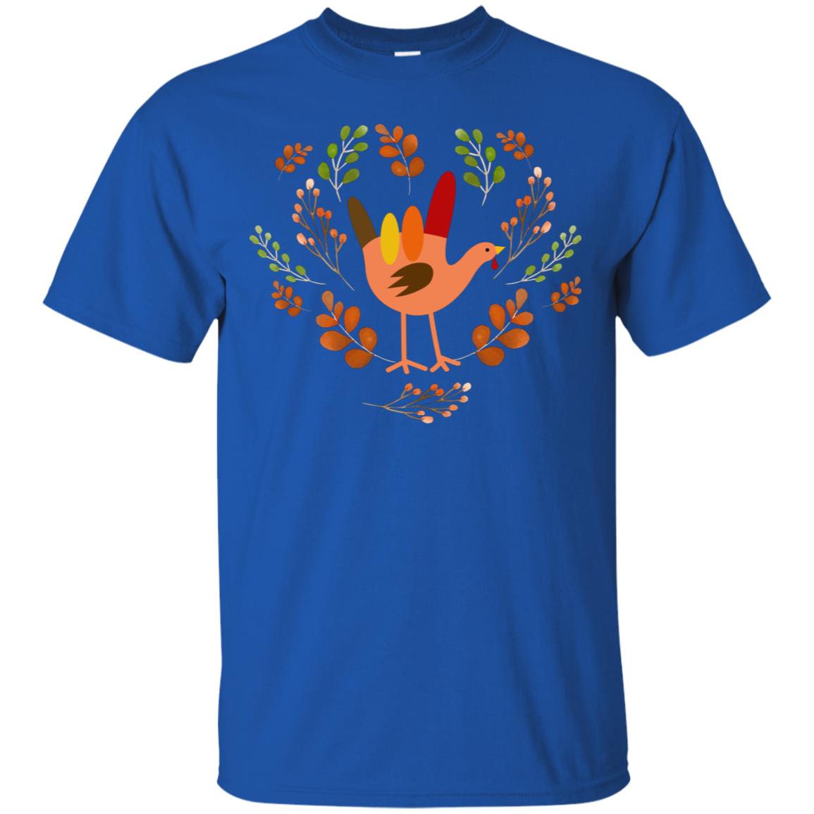 Rocknroll Sign Turkey Thanksgiving Gift Shirt For Mens Or Womens Royal
