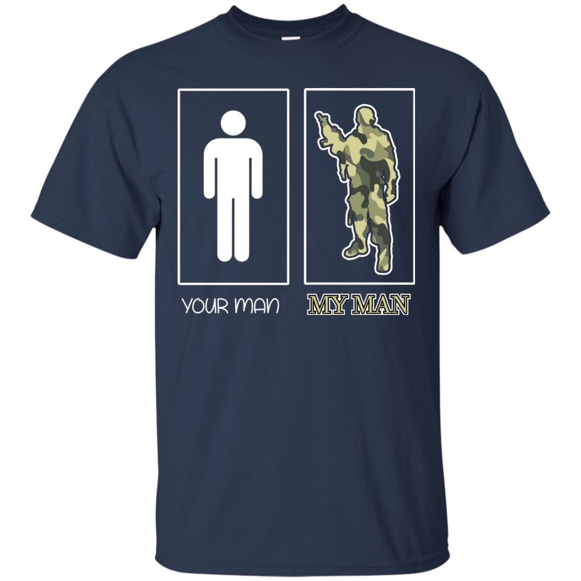 Your Man My Man Military Shirt Navy