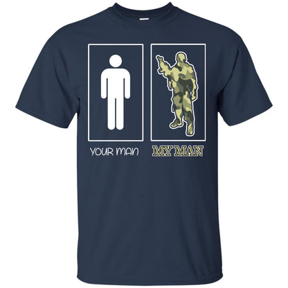 Your Man My Man Military Shirt Navy