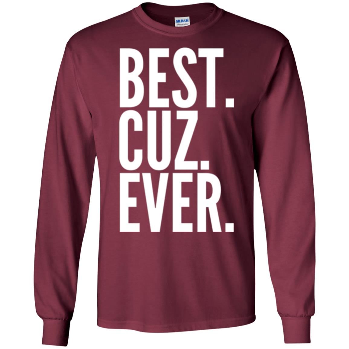 Cousin T-shirt Best Cuz Ever Maroon