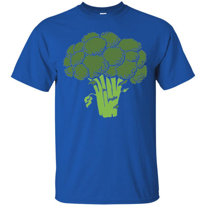 Broccoli Is Life T-shirt Funny Graphic Vegetable Royal