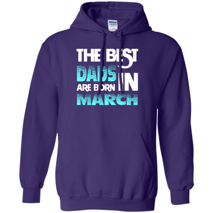 Daddy T-shirt The Best Dads Are Born In March Purple