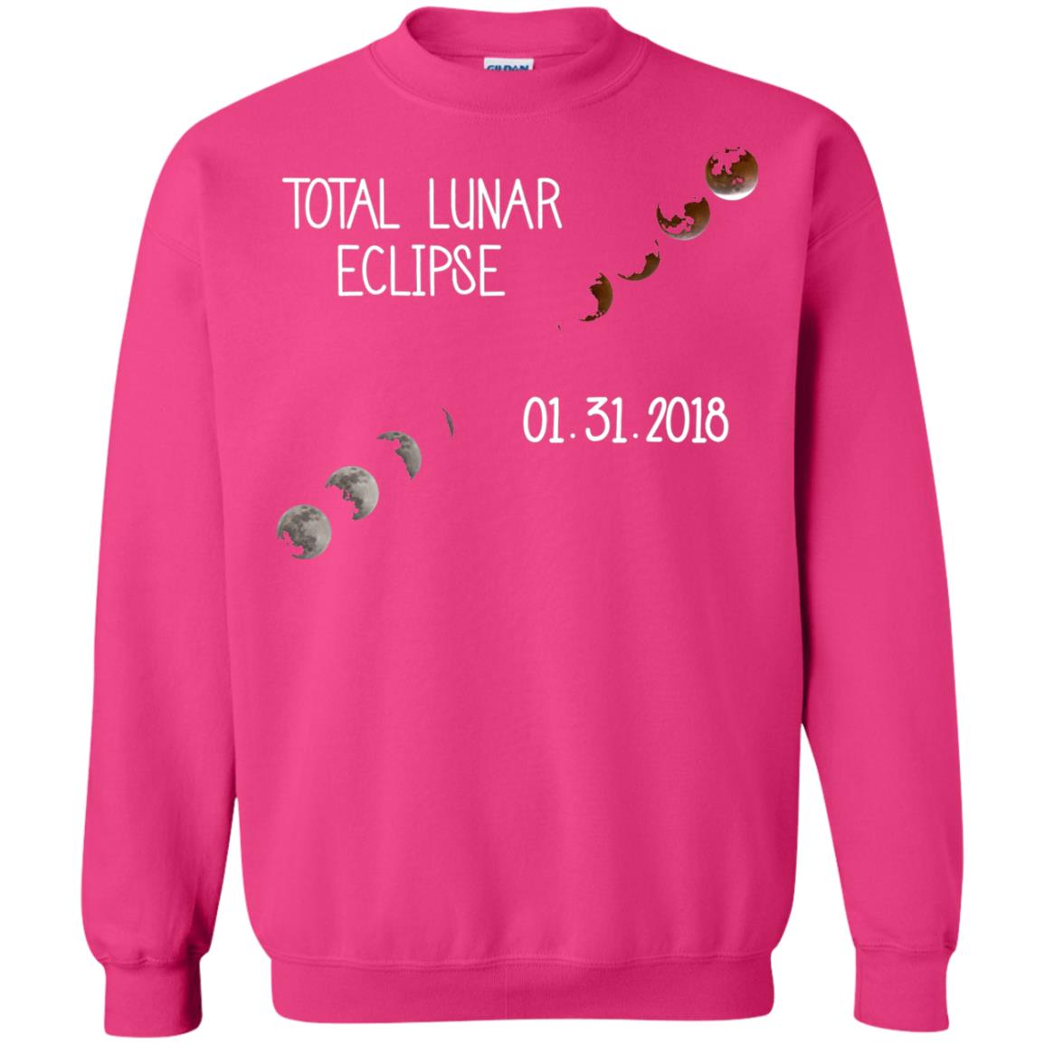 Total Lunar Eclipse 01-31-2018 Celebration Shirt Heliconia