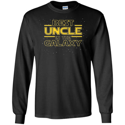 Uncle T-shirt Best Uncle In The Galaxyt-shirt Black