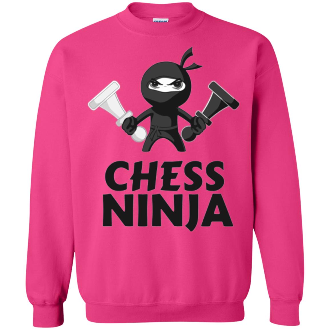 Funny Chess Ninja T-shirt Heliconia
