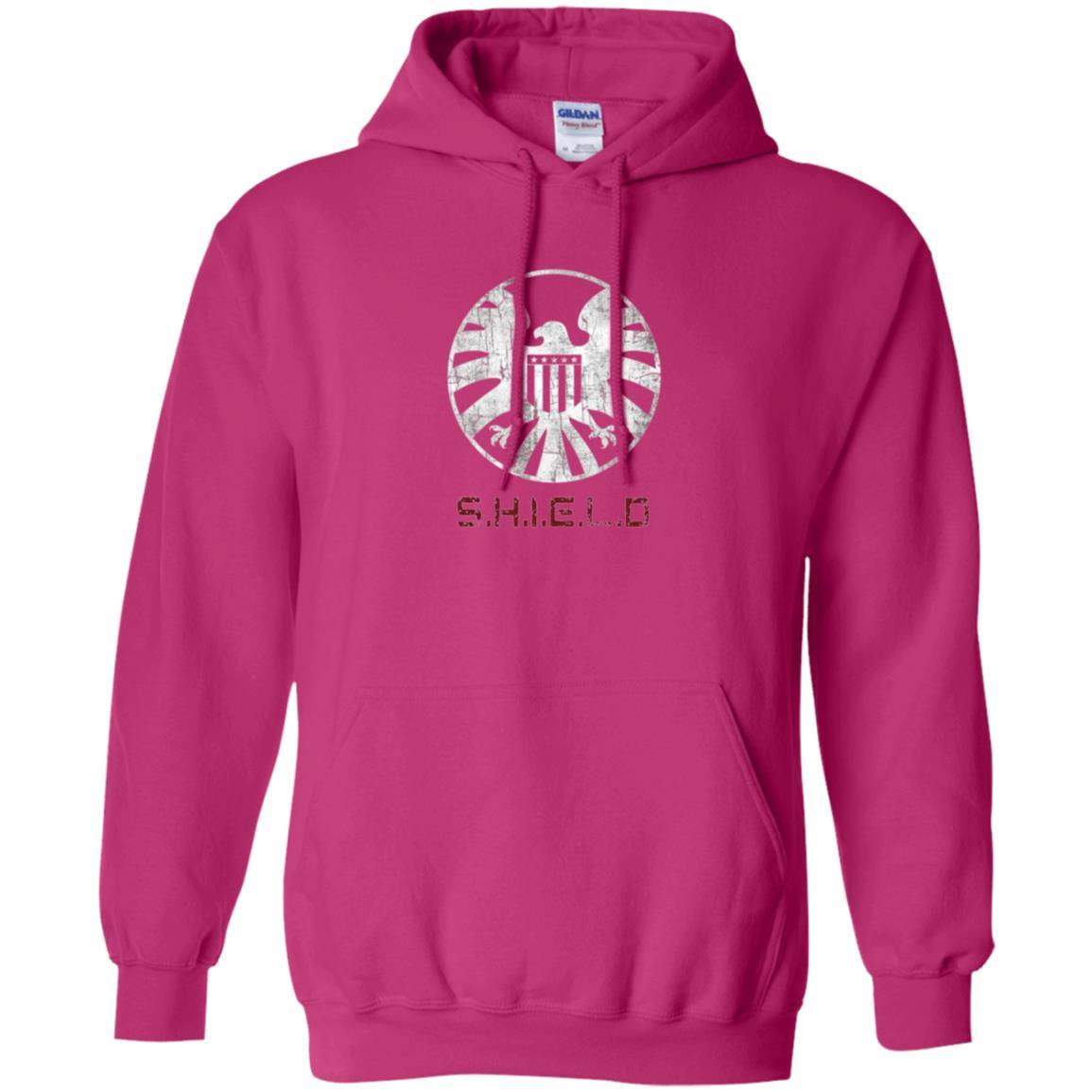 Film T-shirt Agents Of Shield Distressed Logo Graphic Heliconia