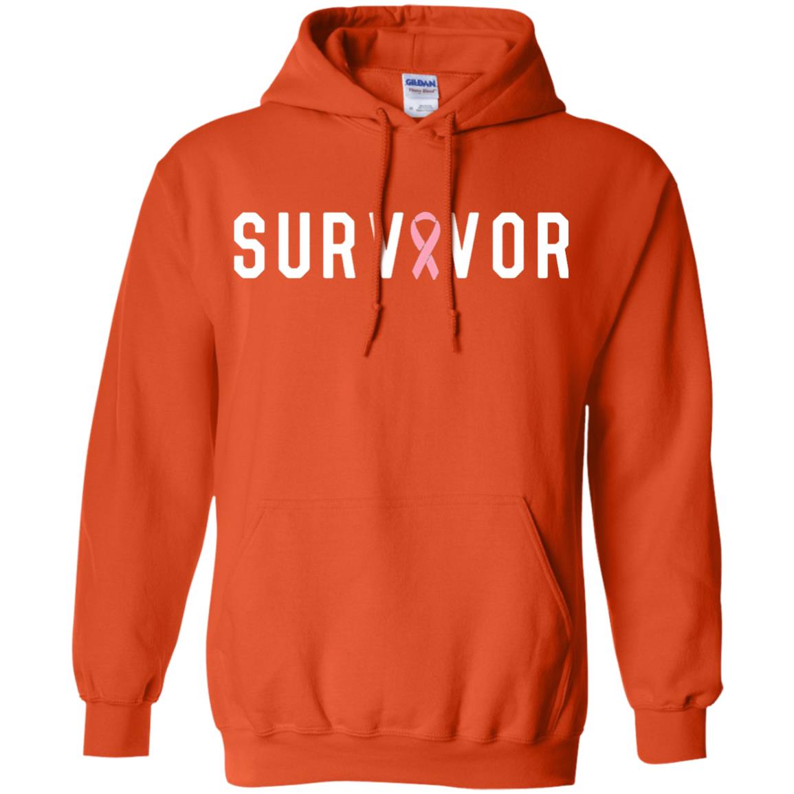 Breast Cancer Survivor We Did It T-shirt Pink Ribbon Orange