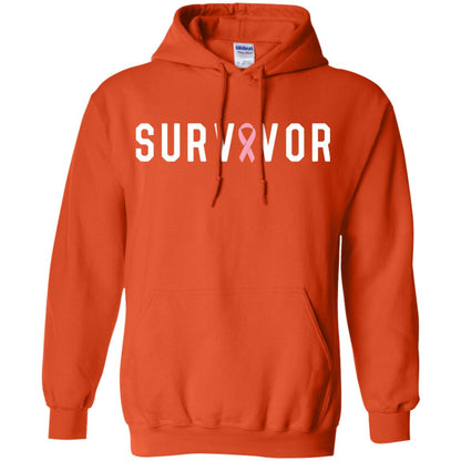 Breast Cancer Survivor We Did It T-shirt Pink Ribbon Orange