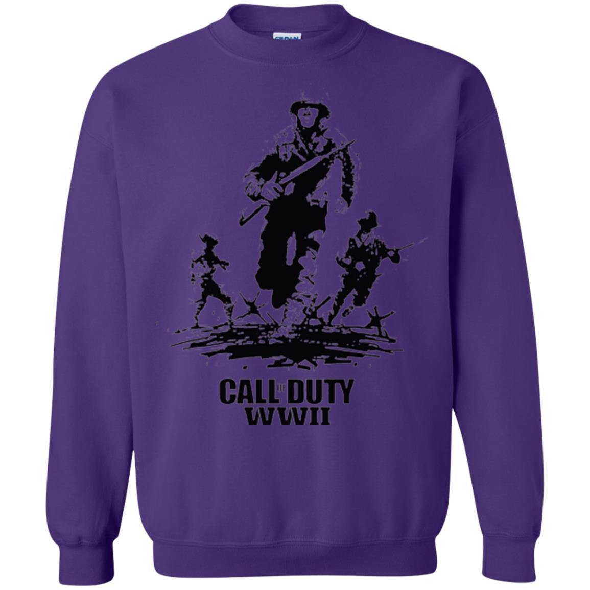 Military T-shirt Call Of Duty Wwi Purple