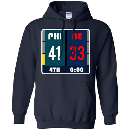 Football Philadelphia T-shirt Eagles Vs New England Navy