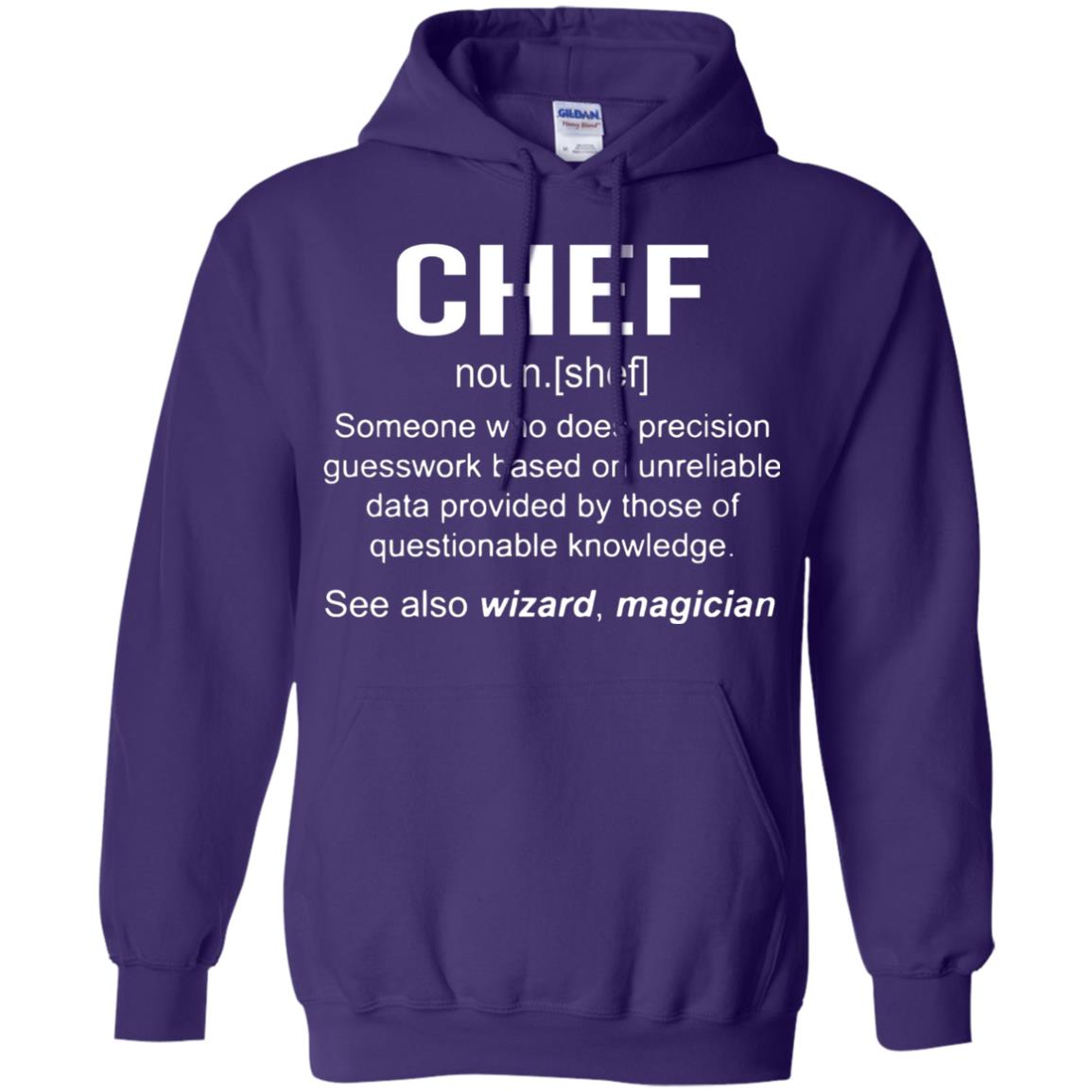 Funny Chef Meaning Shirt Chef Noun Definition Purple