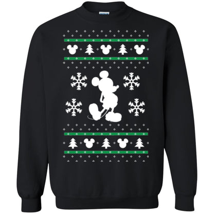 Christmas T-shirt Mickey Mouse Black