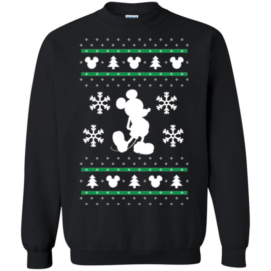 Christmas T-shirt Mickey Mouse Black