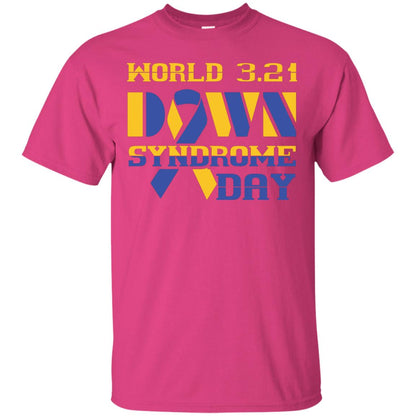World 3.21 Down Syndrome Day Gift Shirt For Men Or Women Heliconia