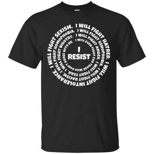 I Resist The Hate T-shirt Black