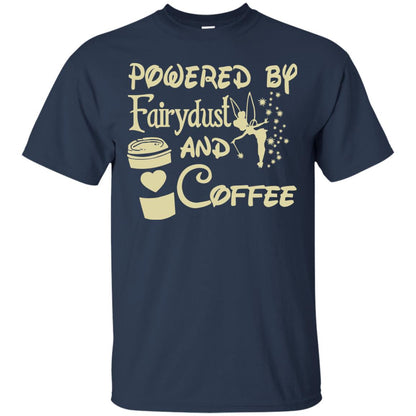 Powered By Fairydust And Coffee Shirt Navy