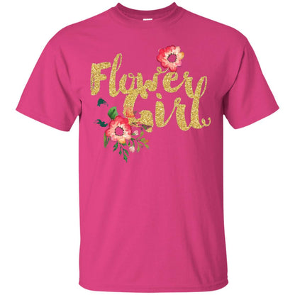 Flower Girl Bridesmaid Wedding Reception T-shirt Heliconia