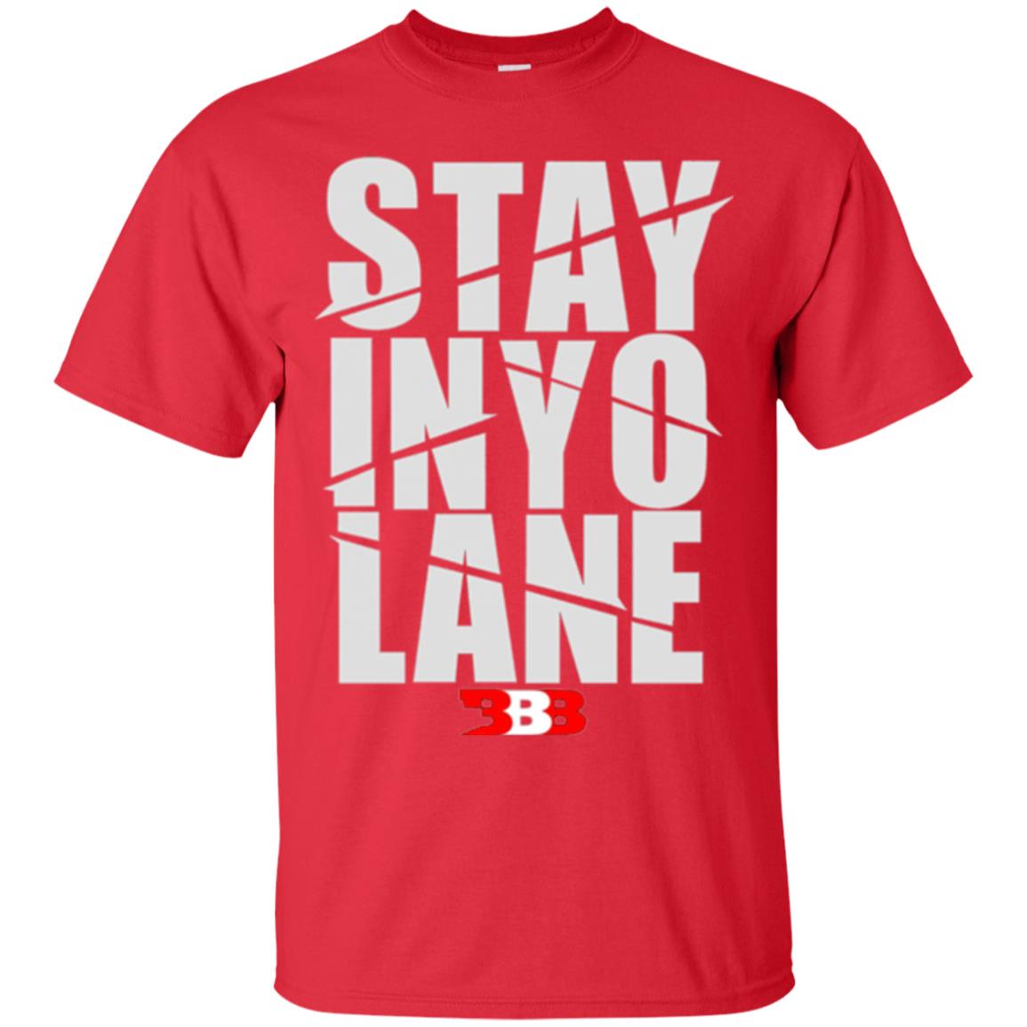 Stay In Yo Lane T-shirt Red