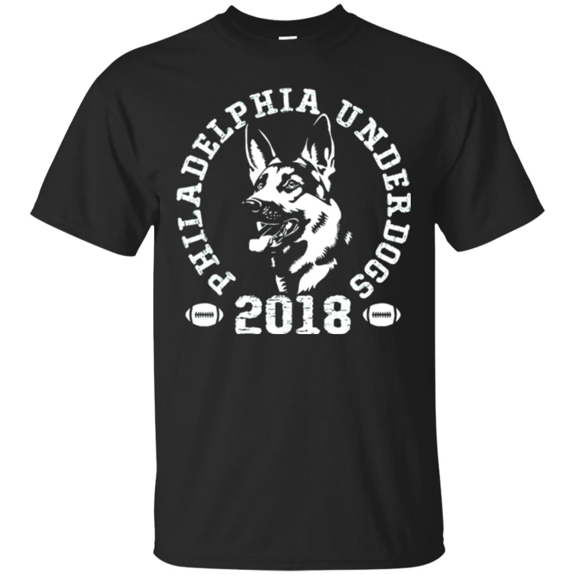 Dog Lover T-shirt Philadelphia Underdogs T-shirt Black