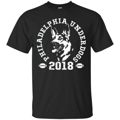 Dog Lover T-shirt Philadelphia Underdogs T-shirt Black
