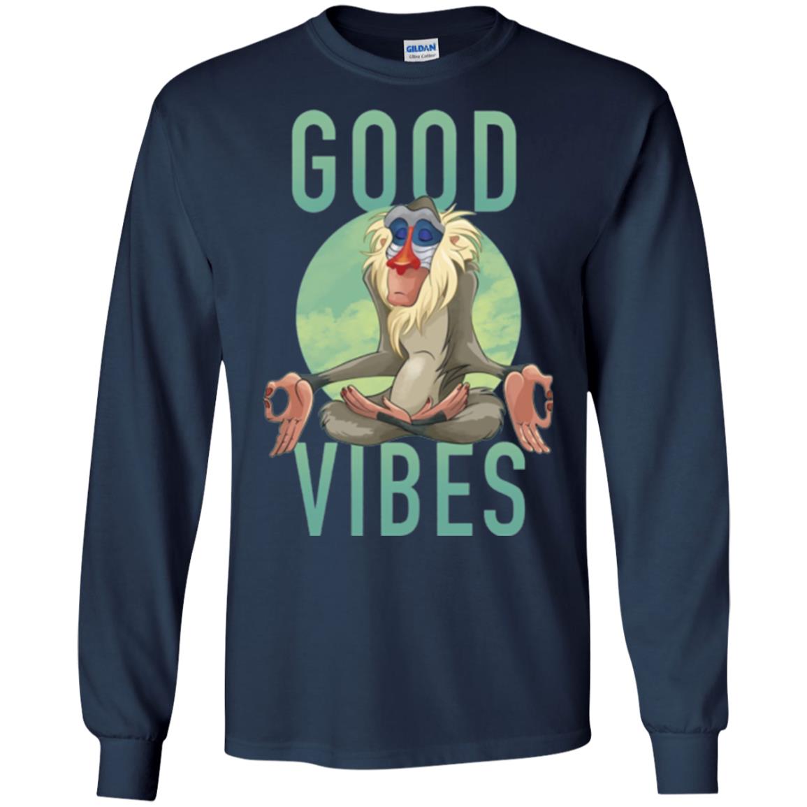 Rafiki Meditate Good Vibes T-shirt Navy