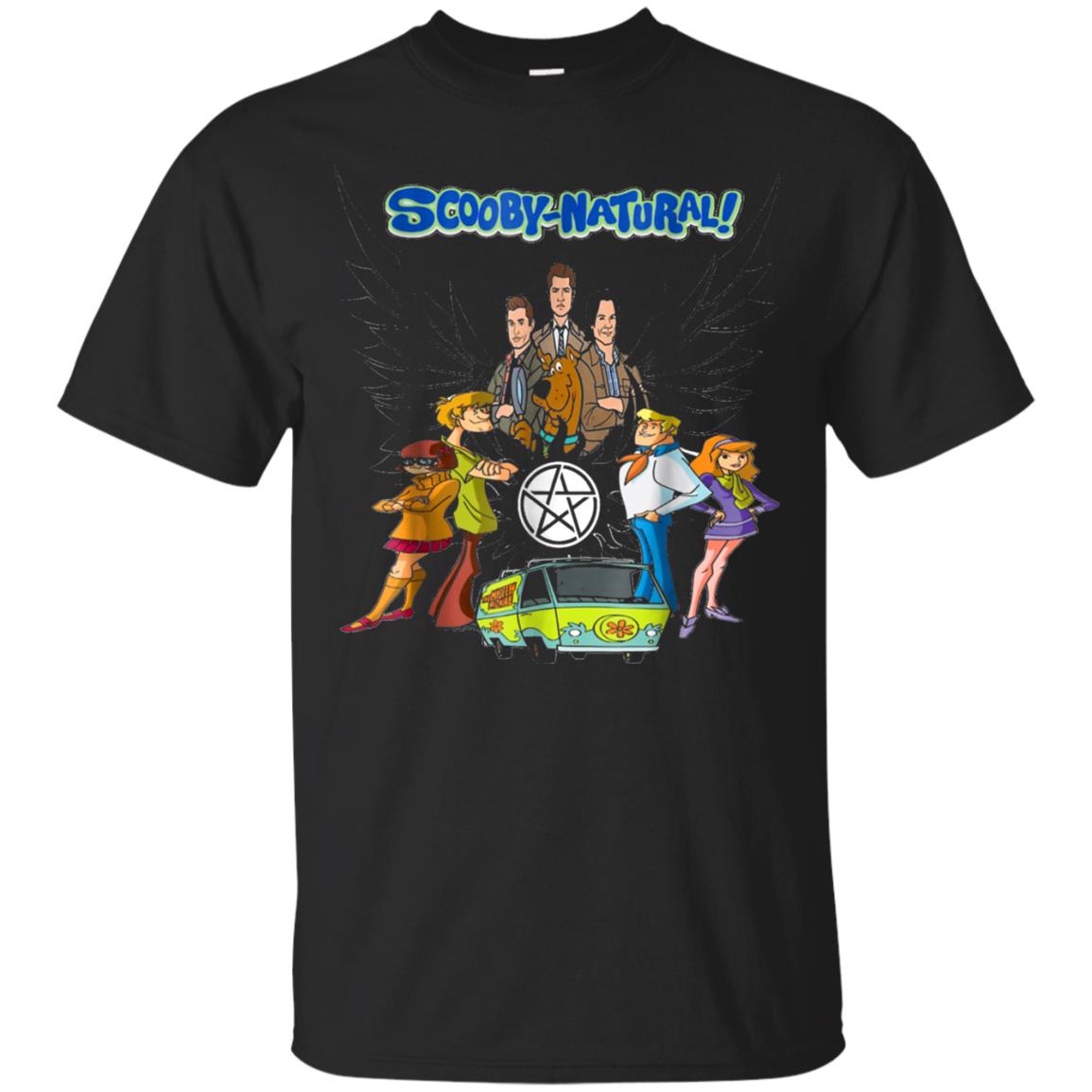 Scooby Natural Mystery Team Cartoon Shirt Black