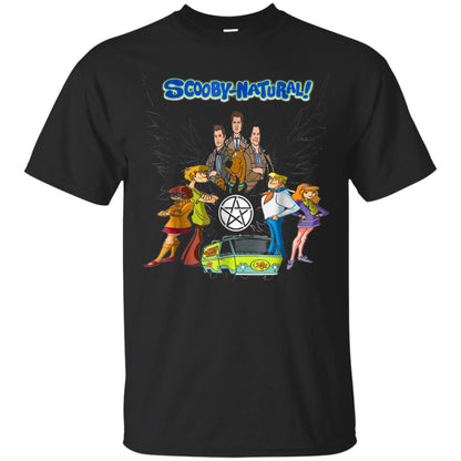 Scooby Natural Mystery Team Cartoon Shirt Black