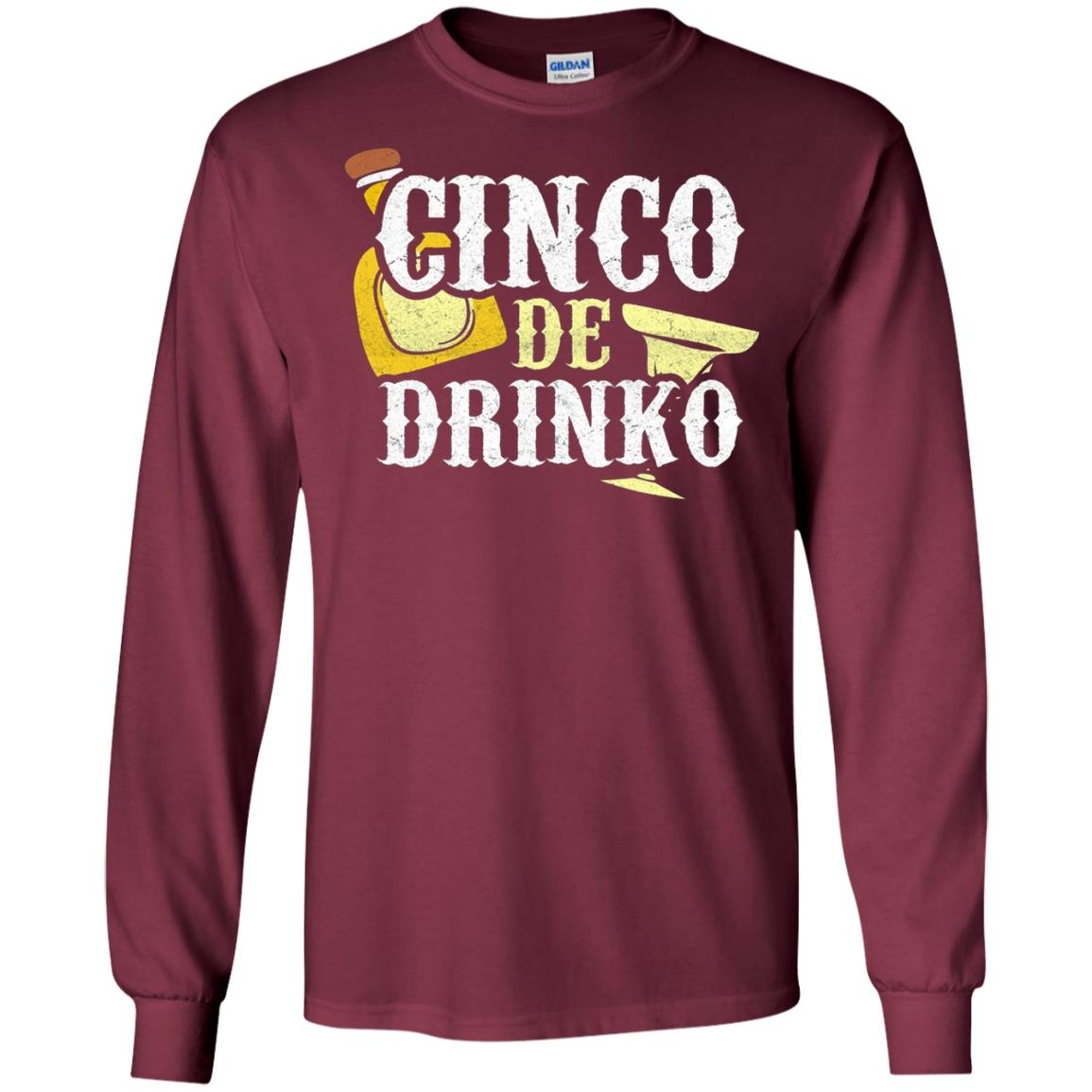 Cinco De Mayo Drinko Celebration T-shirt Maroon