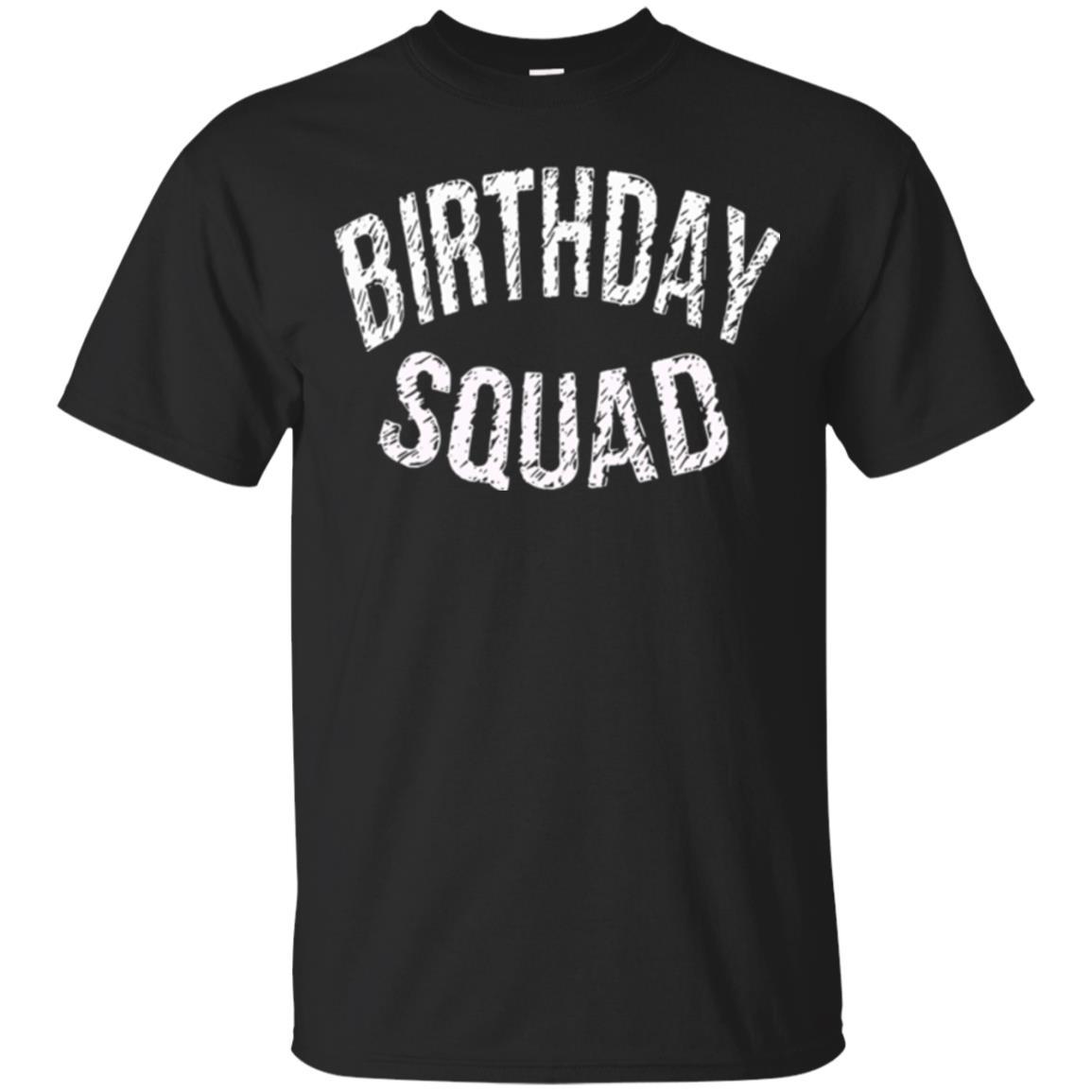 Birthday Squad T-shirt Black