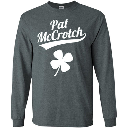 Funny Pat Mccrotch St. Patricks Shamrock T-shirt Dark Heather